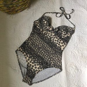 Chanel Swimsuit. Size 42.  90% nylon, 10% spandex.